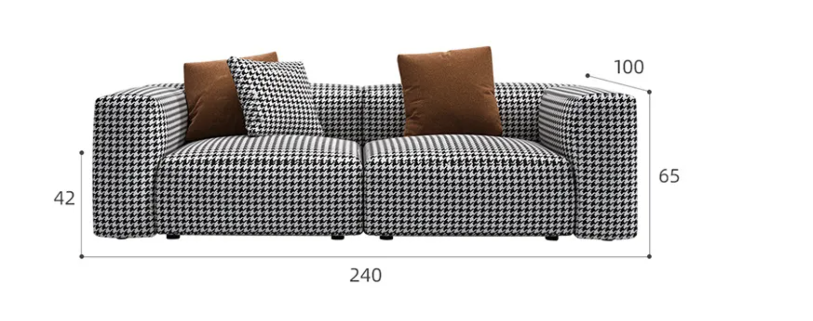 Checkers sofa